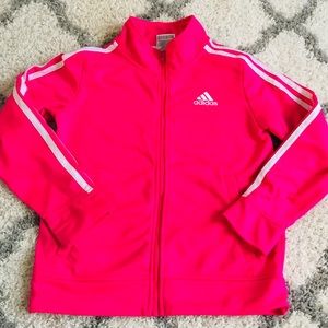 Adidas Girls zip up jacket